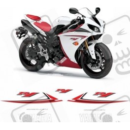 YAMAHA YZF R1 YEAR 2009 VERSION USA AUTOCOLLANT