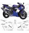 YAMAHA YZF R1 YEAR 2002 ADESIVI