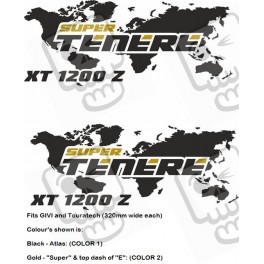 Yamaha XT 1200Z Super Tenere Givi - Touratech ADESIVOS