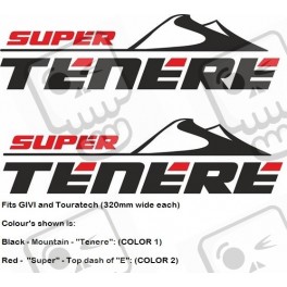 Yamaha XT Super Tenere Givi - Touratech ADHESIVOS