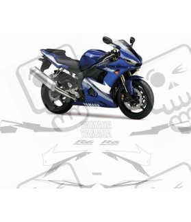 YAMAHA YZF R6 YEAR 2004-2005 AUFKLEBER