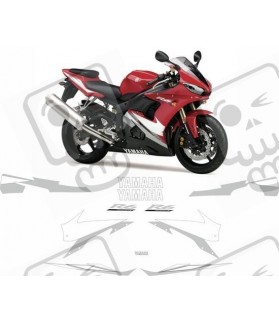 YAMAHA YZF YEAR 2004-2005 ADHESIVOS
