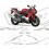 YAMAHA YZF YEAR 2004-2005 ADHESIVOS (Producto compatible)