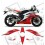 YAMAHA YZF R6 YEAR 2006-2007 ADESIVOS (Produto compatível)