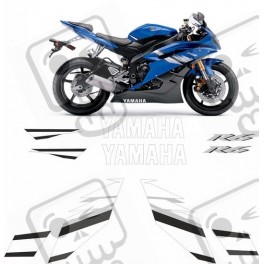 YAMAHA YZF R6 YEAR 2006 BLUE AUTOCOLLANT