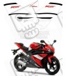 YAMAHA YZF 125R YEAR 2008 Red Stickers
