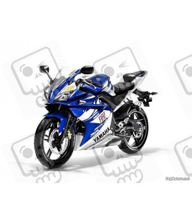 Yamaha YZF 125R Fiat Rossi Adhesivo (Producto compatible)