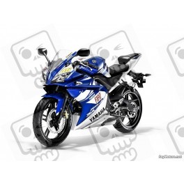 YAMAHA Yamaha YZF 125R Fiat Rossi Stickers