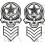 JEEP Army Skull STICKER X2 (Compatible Product)