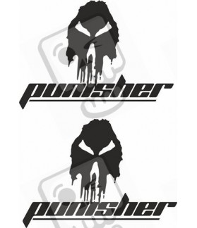 JEEP Punisher DECALS X2 (Compatible Product)
