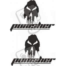 JEEP Punisher AUFKLEBER X2