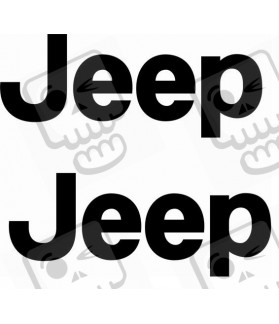 JEEP LOGO ADESIVI X2
