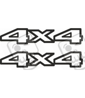 JEEP Cherokee "4x4" ADESIVOS X2 (Produto compatível)
