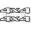 JEEP Cherokee "4x4" AUTOCOLLANT X2 (Produit compatible)