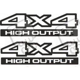 JEEP 4x4 High Output AUFKLEBER X2