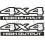 JEEP 4x4 High Output AUFKLEBER X2 (Kompatibles Produkt)
