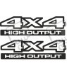 JEEP 4x4 High Output AUFKLEBER X2