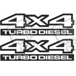 JEEP JEEP 4x4 Turbo Diesel ADHESIVOS X2