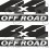JEEP 4x4 Off Road AUFKLEBER X2 (Kompatibles Produkt)