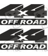 JEEP 4x4 Off Road AUFKLEBER X2