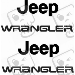JEEP WRANGLER 1987 up DECALS X2