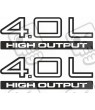 JEEP 4,0 L High Output AUFKLEBER X2