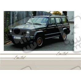 JEEP Cherokee XJ "Limited" ADESIVI X2