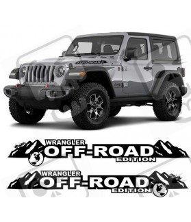 JEEP Wrangler Off Road DECALS X2 (Compatible Product)