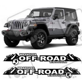 JEEP Wrangler Off Road AUTOCOLLANT X2
