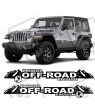 JEEP Wrangler Off Road AUTOCOLLANT X2