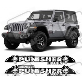 JEEP Wrangler "Punisher" ADHESIVOS X2
