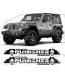 JEEP Wrangler "Punisher" ADHESIVOS X2