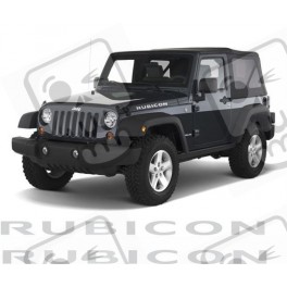 JEEP Wrangler "Rubicon" AUTOCOLLANT X2