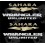 JEEP "Sahara Wrangler Unlimited" ADHESIVOS X2 (Producto compatible)