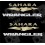 JEEP "Sahara Wrangler" AUFKLEBER X2 (Kompatibles Produkt)