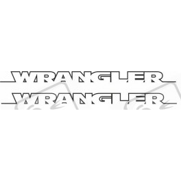 JEEP "Wrangler" side Bonnet AUTOCOLLANT X2