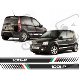 Fiat Panda 100HP Side Italian flag Stripes ADESIVOS