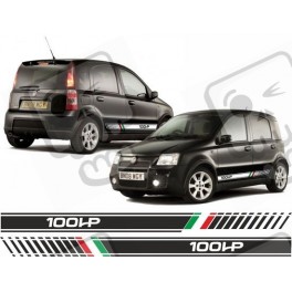 Fiat Panda 100HP Side Italian flag Stripes ADHESIVOS