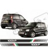 Fiat Panda 100HP Side Italian flag Stripes ADESIVOS