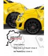 Fiat 500 / 595 Abarth Nurburgring AUFKLEBER X2