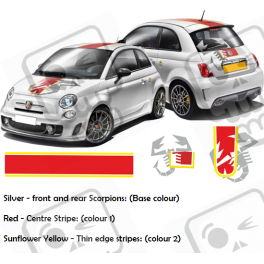Fiat 500 / 595 Abarth Scorpion DECALS