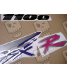 SUZUKI GSX-R 1100 YEAR 1993 BLACK GREY ADHESIVOS