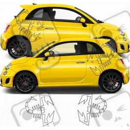 Fiat 500 / 595 Abarth Scorpion DECALS