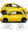 Fiat 500 / 595 Abarth Scorpion ADESIVI