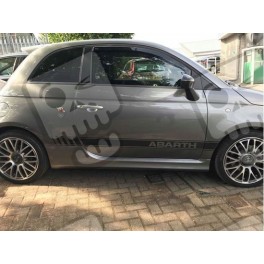 Fiat 500 / 595 Abarth Carbon Fibre AUTOCOLLANT