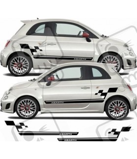 Fiat 500 / 595 Abarth STRIPES AUFKLEBER