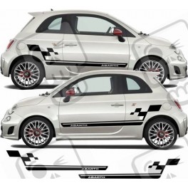Fiat 500 / 595 Abarth Carbon ADESIVOS