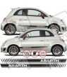 Fiat 500 / 595 Abarth side stripes AUTOCOLLANT