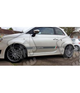 Fiat 500 / 595 Abarth side stripes DECALS (Compatible Product)