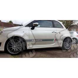 Fiat 500 / 595 Abarth side stripes DECALS